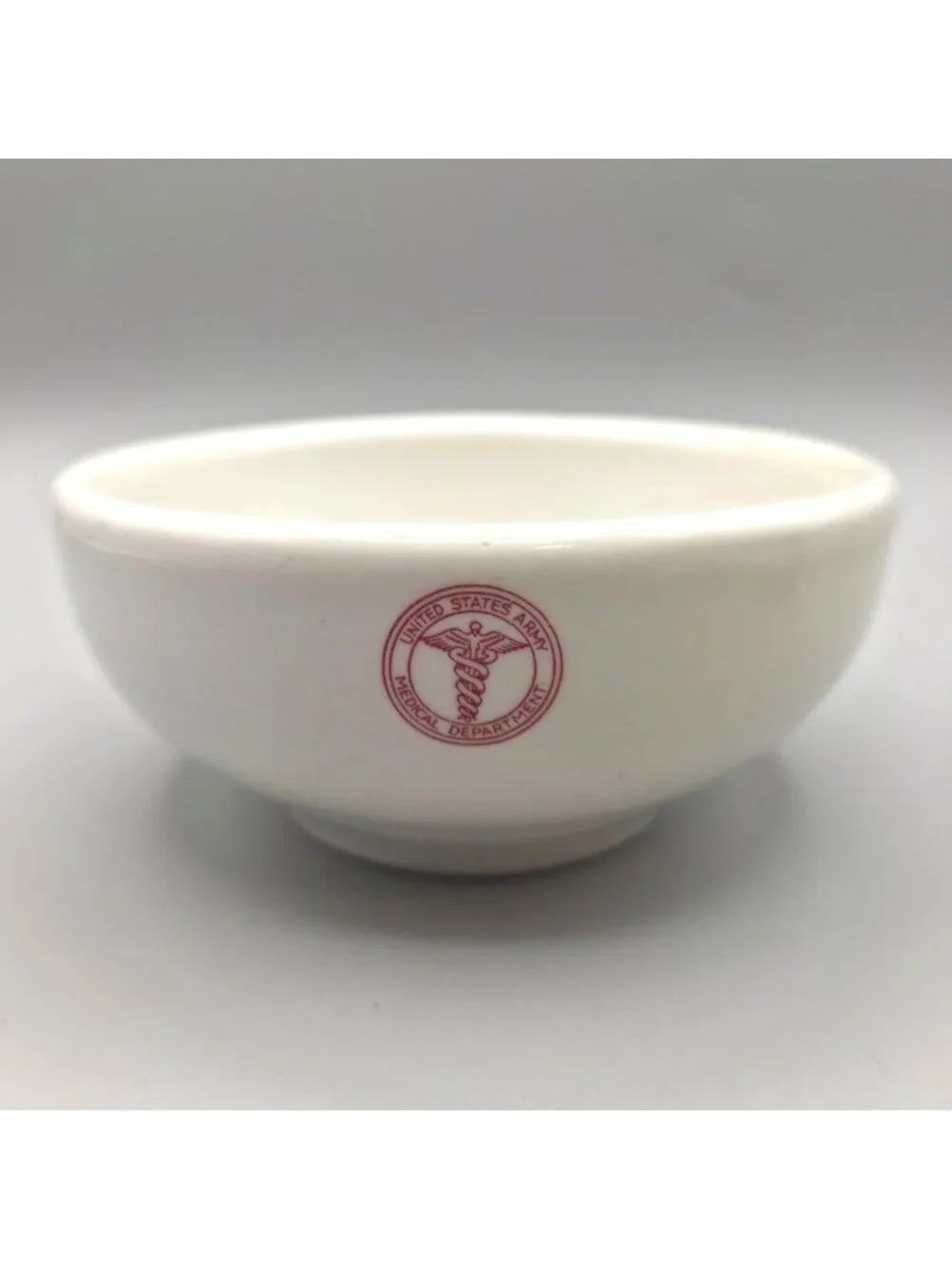Vintage WWII US Army Medical Department Bowl Shenango China Caduceus Militaria